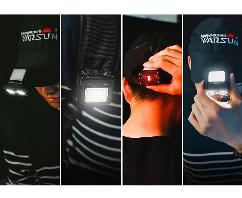 Lanterna de Cabeça WARSUN OWL – Recarregável, 500 Lúmens, USB-C, Resistente à água, 57g Lanterna de Cabeça WARSUN OWL – Recarregável, 500 Lúmens, USB-C, Resistente à água, 57g